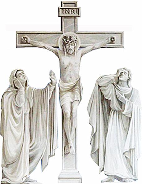 Kreuzgruppe Jesus Maria und Johannes