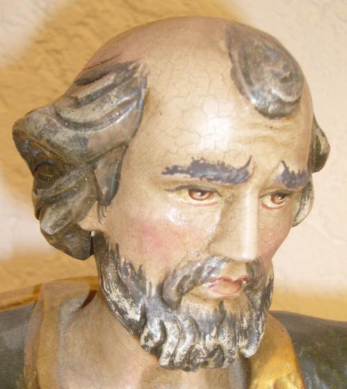 Porträt der Figur St. Petrus